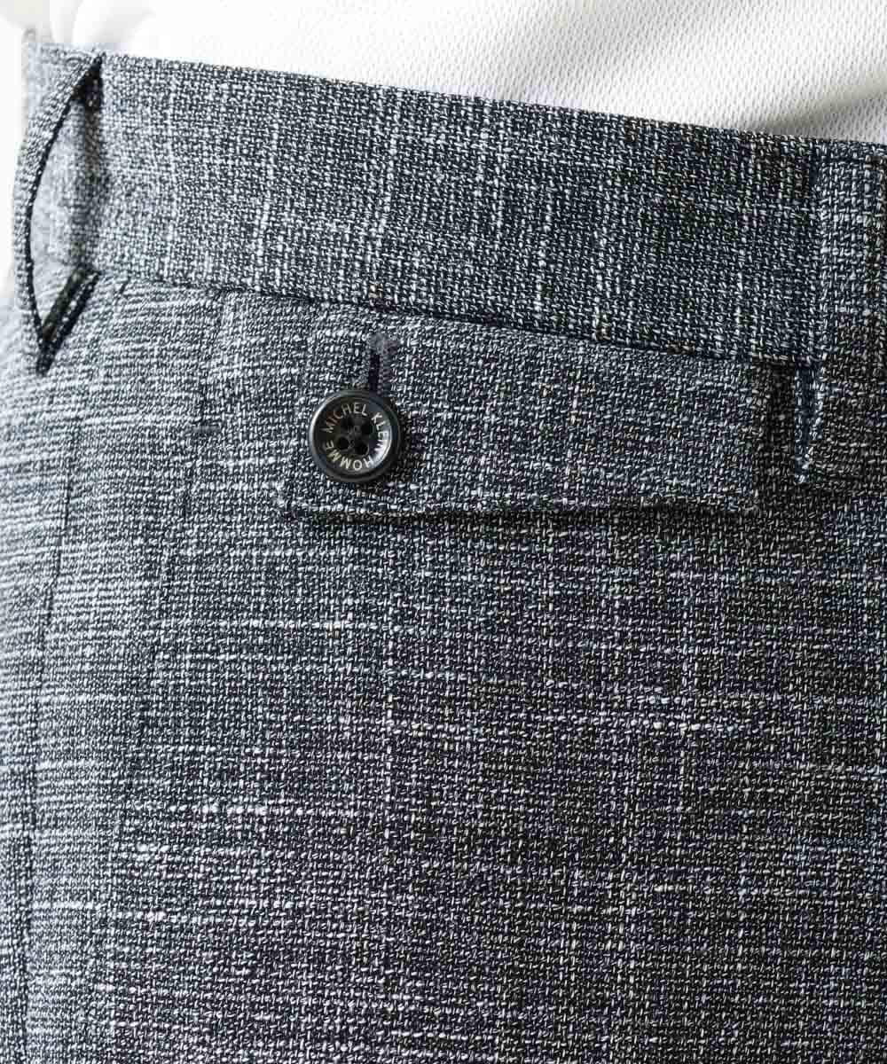 MNLDX04230 MICHEL KLEIN HOMME(ミッシェルクラン オム) ベーシックスラックスパンツ セットアップ グレー