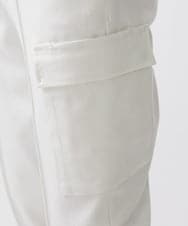 MNLDX62250 MICHEL KLEIN HOMME(ミッシェルクラン オム) プレビアシャンブレーカーゴパンツ 撥水 ホワイト(90)