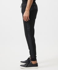 MNLGC58230 MICHEL KLEIN HOMME(ミッシェルクラン オム) ダブルフェイスジョガーパンツ セットアップ ブラック