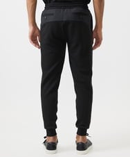 MNLGC58230 MICHEL KLEIN HOMME(ミッシェルクラン オム) ダブルフェイスジョガーパンツ セットアップ ブラック