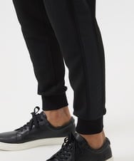 MNLGC58230 MICHEL KLEIN HOMME(ミッシェルクラン オム) ダブルフェイスジョガーパンツ セットアップ ブラック