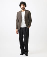 MNLGC59250 MICHEL KLEIN HOMME(ミッシェルクラン オム) リラックスワイドパンツ ブラック