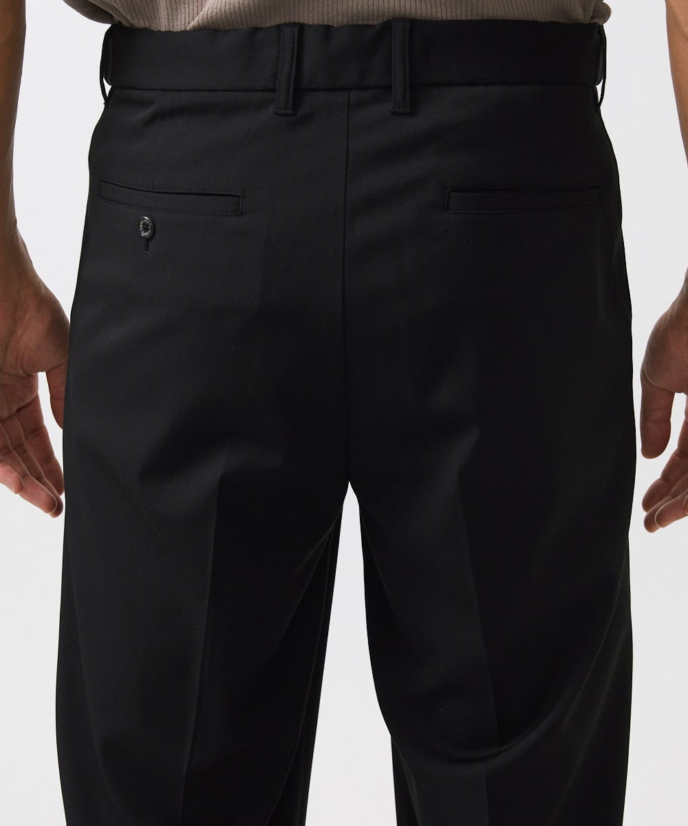 MNLGC59250 MICHEL KLEIN HOMME(ミッシェルクラン オム) リラックスワイドパンツ ブラック