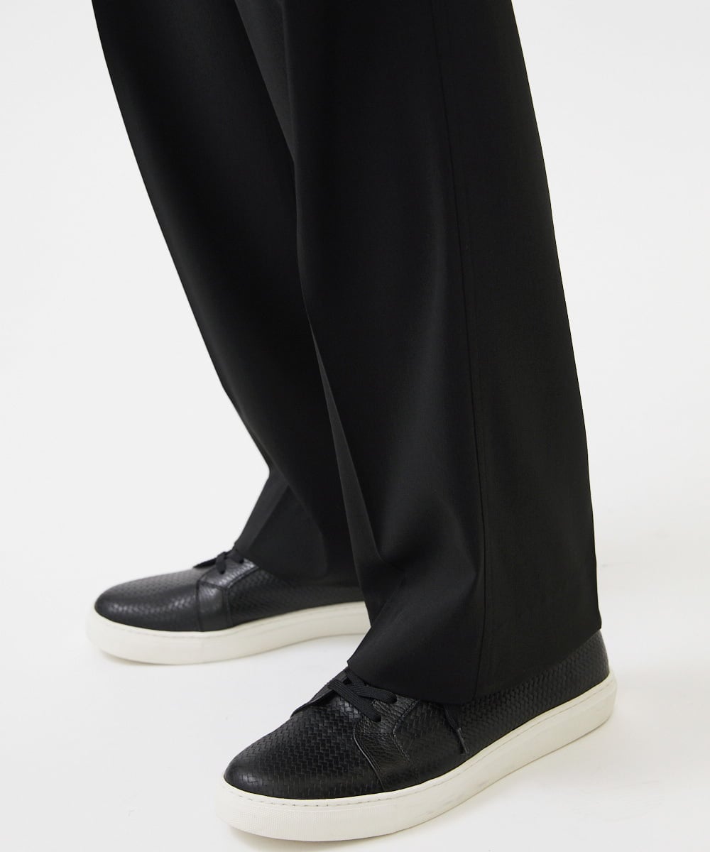 MNLGC59250 MICHEL KLEIN HOMME(ミッシェルクラン オム) リラックスワイドパンツ ブラック
