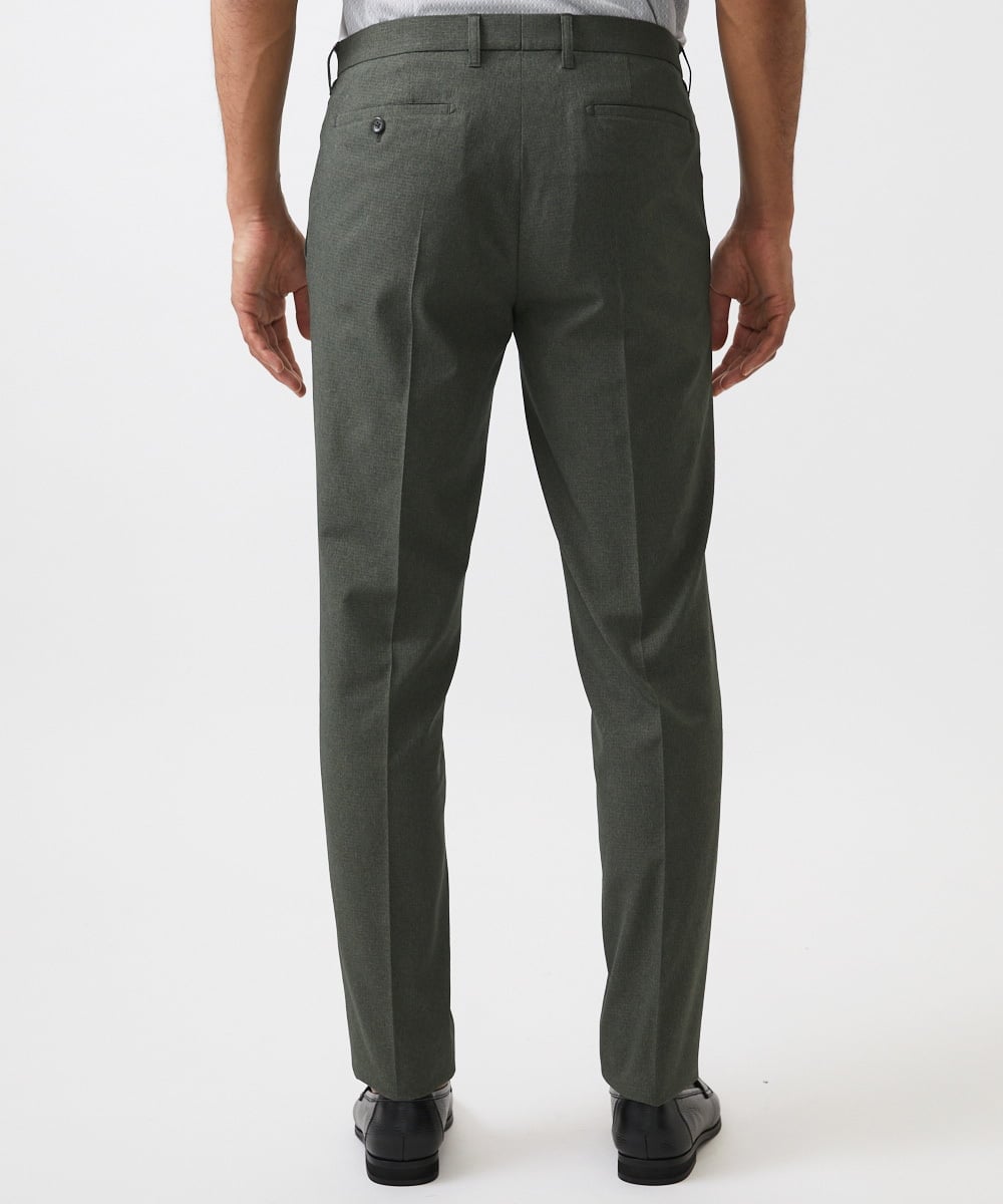 MNLGC64230 MICHEL KLEIN HOMME(ミッシェルクラン オム) メッシュスラックスパンツ セットアップ カーキ