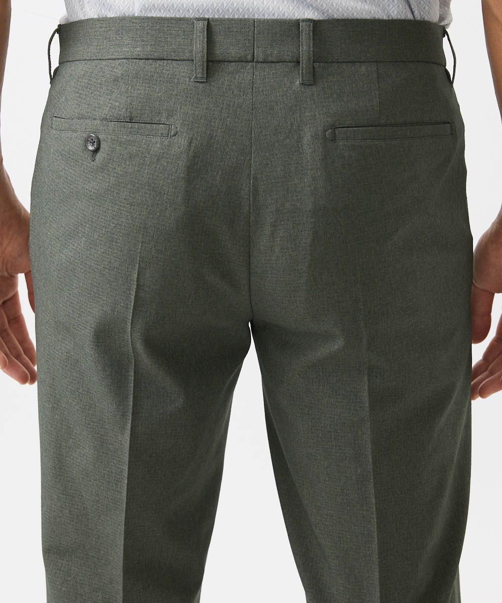 MNLGC64230 MICHEL KLEIN HOMME(ミッシェルクラン オム) メッシュスラックスパンツ セットアップ カーキ