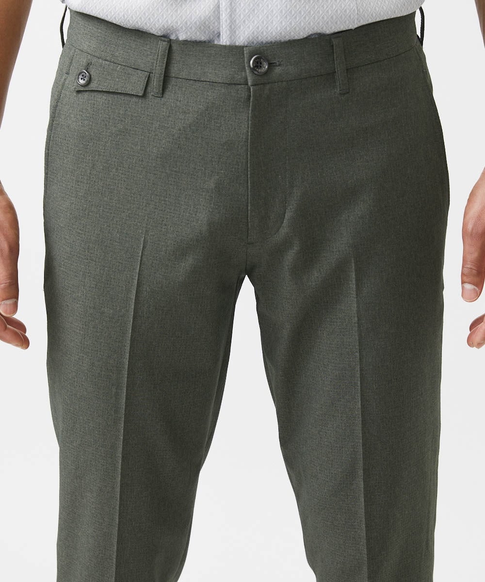 MNLGC64230 MICHEL KLEIN HOMME(ミッシェルクラン オム) メッシュスラックスパンツ セットアップ カーキ
