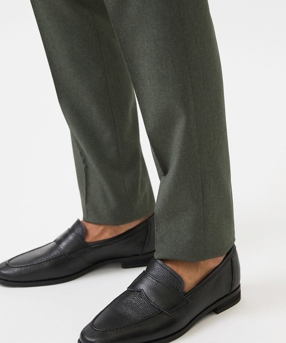 MNLGC64230 MICHEL KLEIN HOMME(ミッシェルクラン オム) メッシュスラックスパンツ セットアップ カーキ