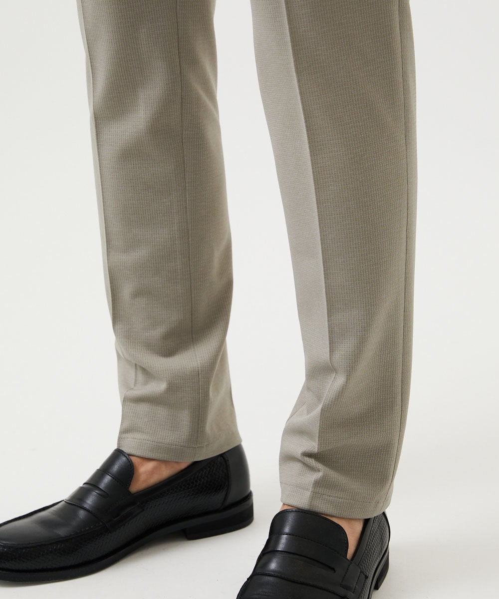 MNLGD55200 MICHEL KLEIN HOMME(ミッシェルクラン オム) 【セットアップ】メッシュテーラードスラックスパンツ ベージュ