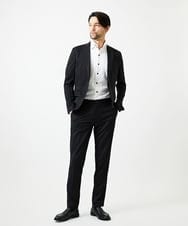 MNLGD55200 MICHEL KLEIN HOMME(ミッシェルクラン オム) 【セットアップ】メッシュテーラードスラックスパンツ ブラック
