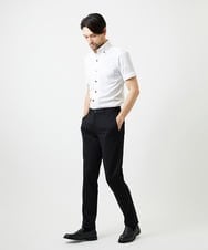 MNLGD55200 MICHEL KLEIN HOMME(ミッシェルクラン オム) 【セットアップ】メッシュテーラードスラックスパンツ ブラック