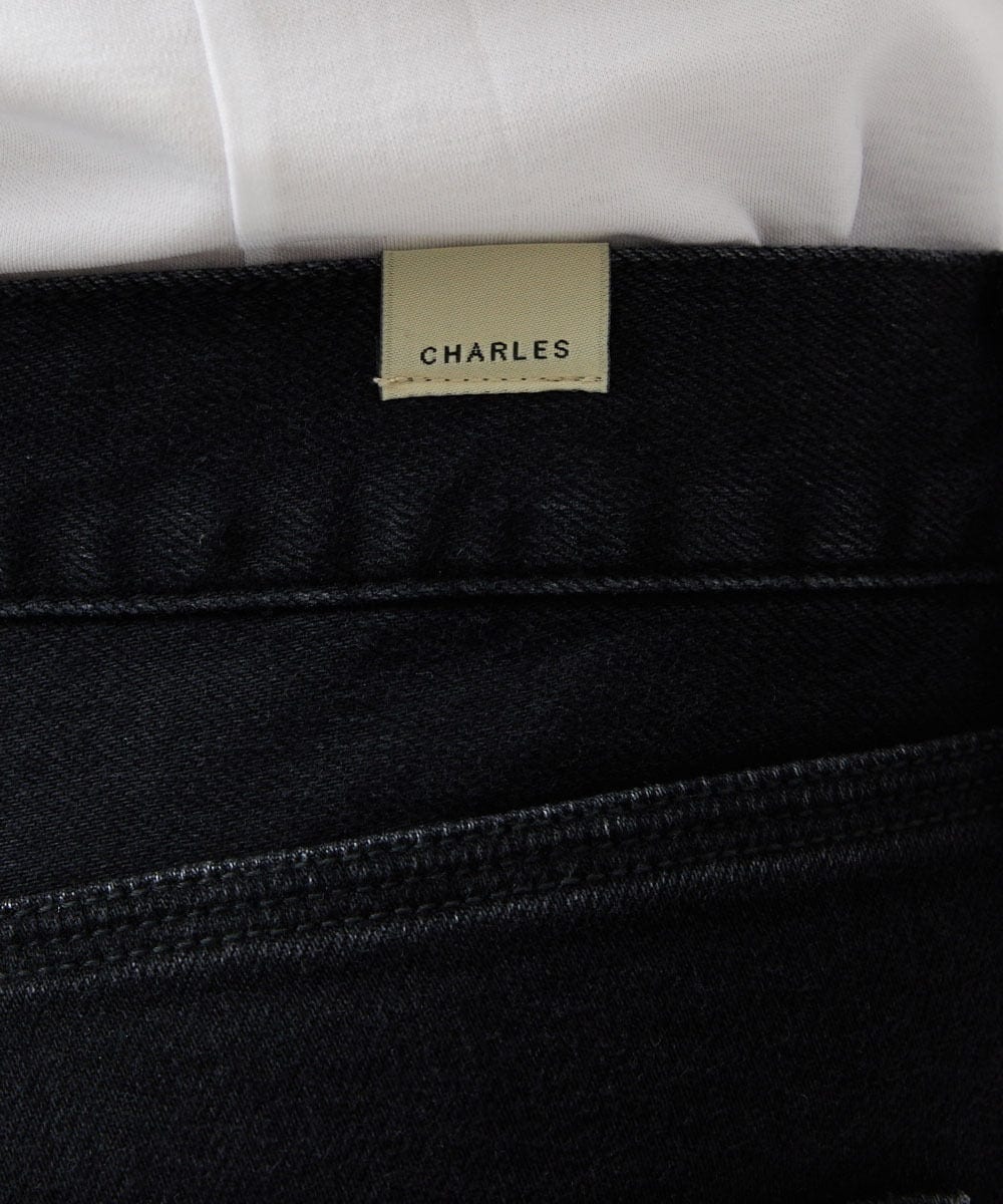 MNLGD90270 MICHEL KLEIN HOMME(ミッシェルクラン オム) 《日本製》20th　FACTOTUMコラボ　デニムパンツ ブラック