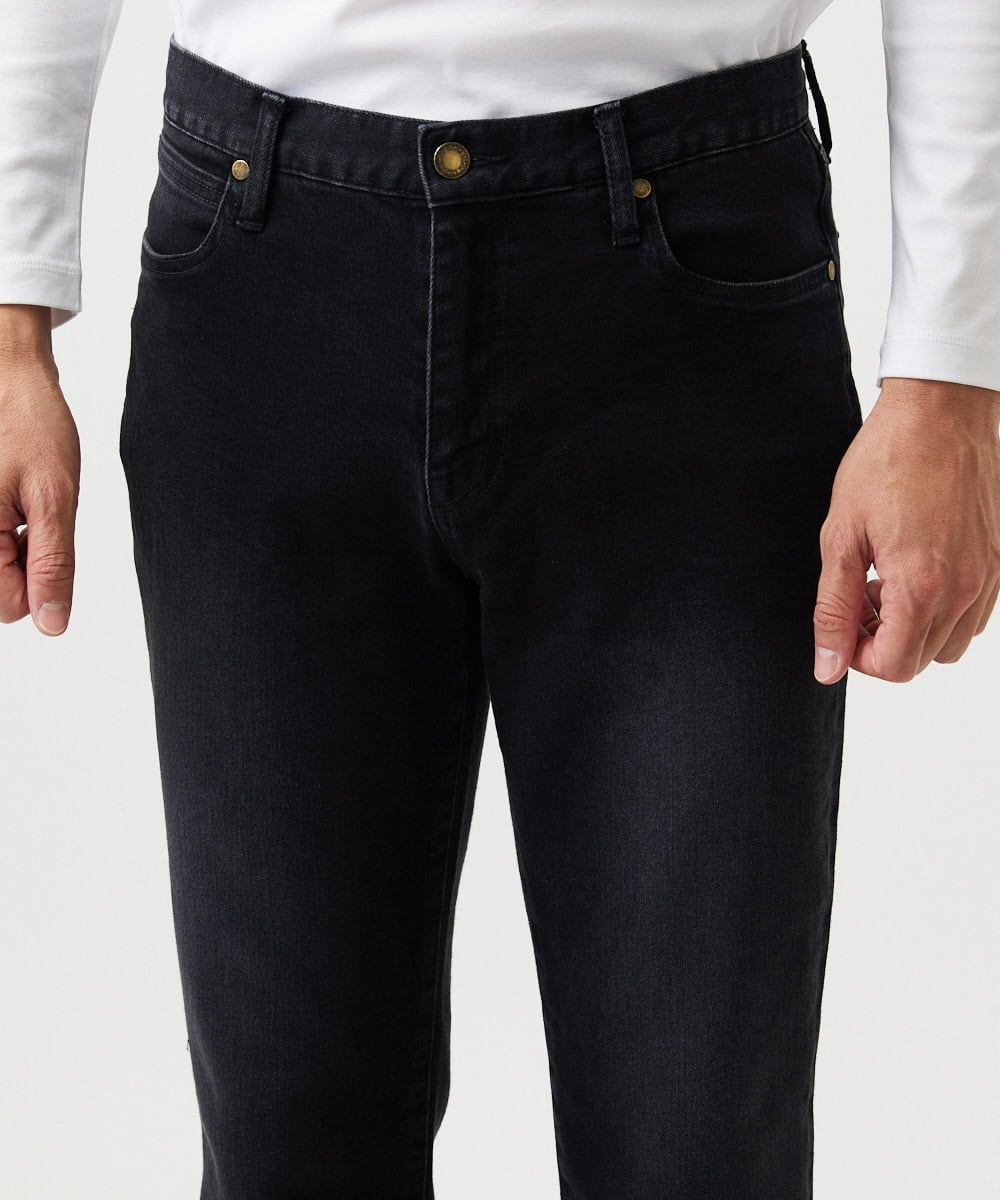 MNLGD90270 MICHEL KLEIN HOMME(ミッシェルクラン オム) 《日本製》20th　FACTOTUMコラボ　デニムパンツ ブラック