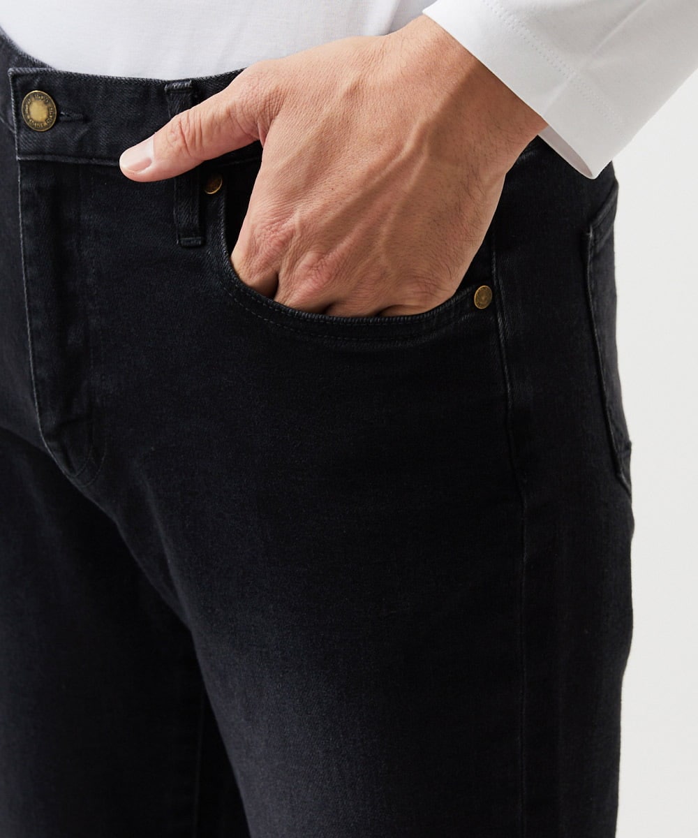 MNLGD90270 MICHEL KLEIN HOMME(ミッシェルクラン オム) 《日本製》20th　FACTOTUMコラボ　デニムパンツ ブラック