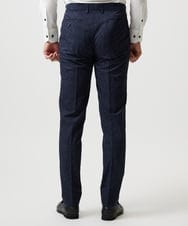 MNLGF06230 MICHEL KLEIN HOMME(ミッシェルクラン オム) 【セットアップ】メッシュプリントスラックスパンツ ネイビー