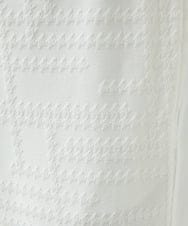 MNLGF58230 MICHEL KLEIN HOMME(ミッシェルクラン オム) 【セットアップ】ジャカードリラックスパンツ ホワイト