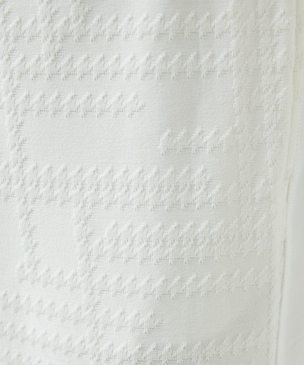 MNLGF58230 MICHEL KLEIN HOMME(ミッシェルクラン オム) 【セットアップ】ジャカードリラックスパンツ ホワイト