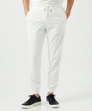 MNLGF58230 MICHEL KLEIN HOMME(ミッシェルクラン オム) 【セットアップ】ジャカードリラックスパンツ ホワイト