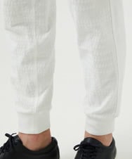 MNLGF58230 MICHEL KLEIN HOMME(ミッシェルクラン オム) 【セットアップ】ジャカードリラックスパンツ ホワイト