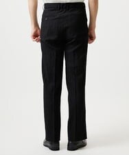 MNLGF72250 MICHEL KLEIN HOMME(ミッシェルクラン オム) 楊柳ワイドスラックスパンツ ブラック