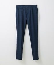 MNLGS03210 MICHEL KLEIN HOMME(ミッシェルクラン オム) チェック柄サッカースラックスパンツ ブルー(55)
