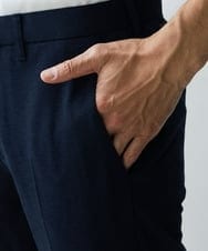 MNLGS04190 MICHEL KLEIN HOMME(ミッシェルクラン オム) メッシュストレッチスラックスパンツ ネイビー