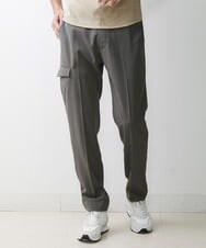 MNLGS05230 MICHEL KLEIN HOMME(ミッシェルクラン オム) ドレスカーゴパンツ カーキ(36)