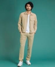 MNLGS05230 MICHEL KLEIN HOMME(ミッシェルクラン オム) ドレスカーゴパンツ オフホワイト(81)