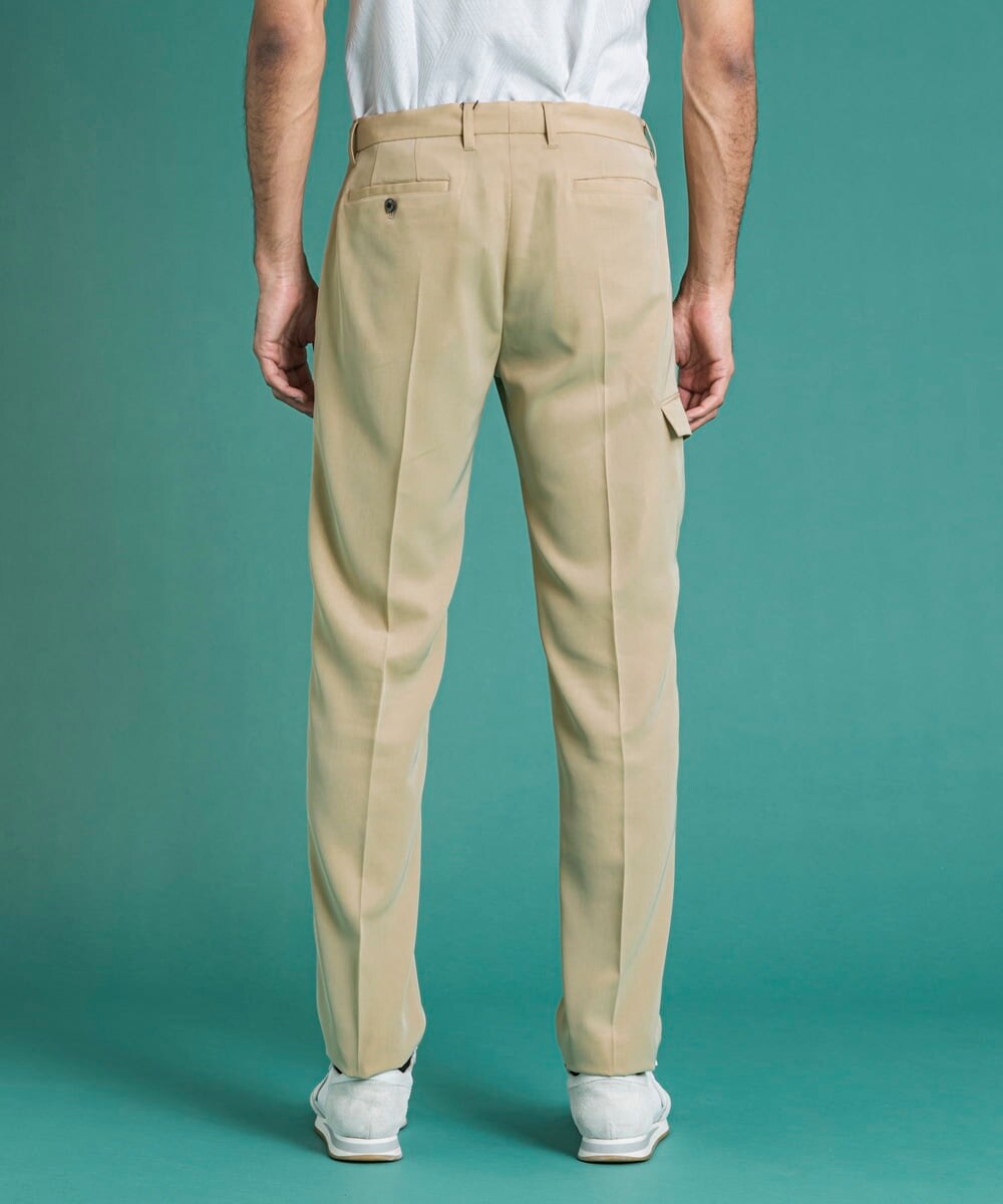 MNLGS05230 MICHEL KLEIN HOMME(ミッシェルクラン オム) ドレスカーゴパンツ オフホワイト(81)