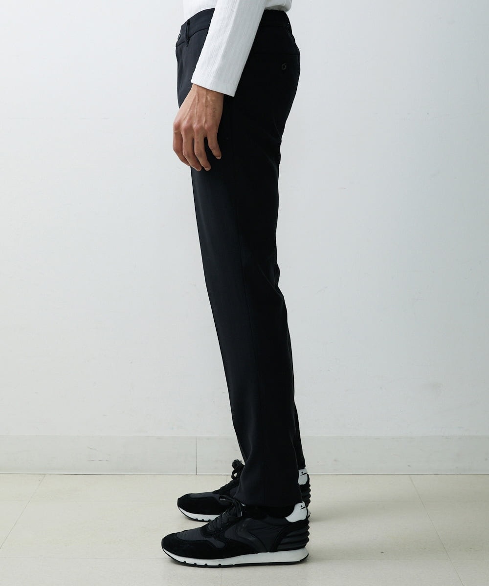 MNLGS14230 MICHEL KLEIN HOMME(ミッシェルクラン オム) ブッチャースラックスパンツ ブラック(94)