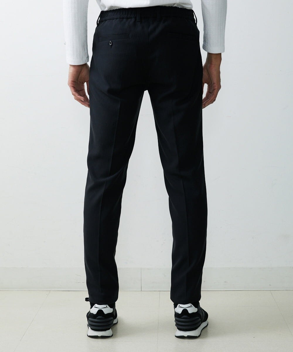 MNLGS14230 MICHEL KLEIN HOMME(ミッシェルクラン オム) ブッチャースラックスパンツ ブラック(94)