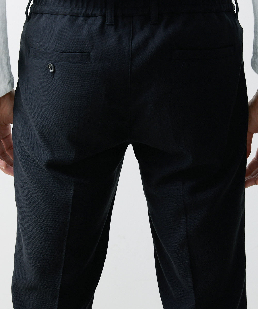 MNLGS14230 MICHEL KLEIN HOMME(ミッシェルクラン オム) ブッチャースラックスパンツ ブラック(94)