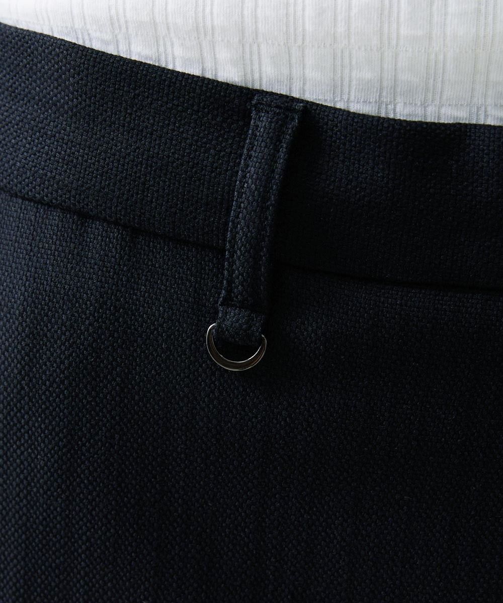 MNLGS14230 MICHEL KLEIN HOMME(ミッシェルクラン オム) ブッチャースラックスパンツ ブラック(94)