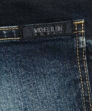 MNLGS29330 MICHEL KLEIN HOMME(ミッシェルクラン オム) 《日本製》ブラックコーティングデニムパンツ ネイビー