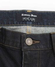 MNLGS29330 MICHEL KLEIN HOMME(ミッシェルクラン オム) 《日本製》ブラックコーティングデニムパンツ ネイビー