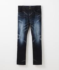 MNLGS29330 MICHEL KLEIN HOMME(ミッシェルクラン オム) 《日本製》ブラックコーティングデニムパンツ ネイビー(57)