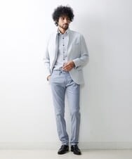 MNLGS36190 MICHEL KLEIN HOMME(ミッシェルクラン オム) クールストレッチスラックスパンツ ライトブルー(50)