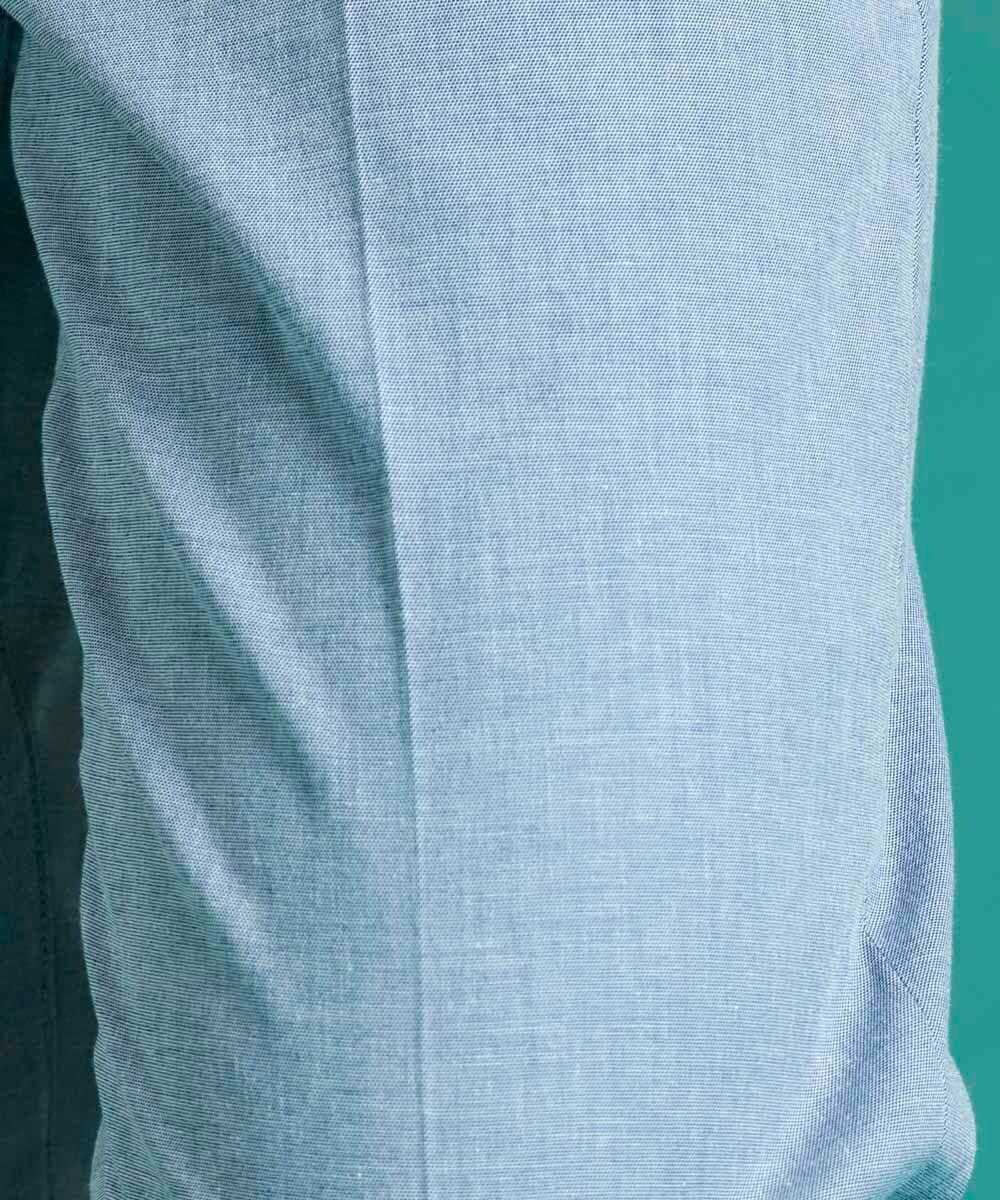 MNLGS36190 MICHEL KLEIN HOMME(ミッシェルクラン オム) クールストレッチスラックスパンツ ライトブルー(50)