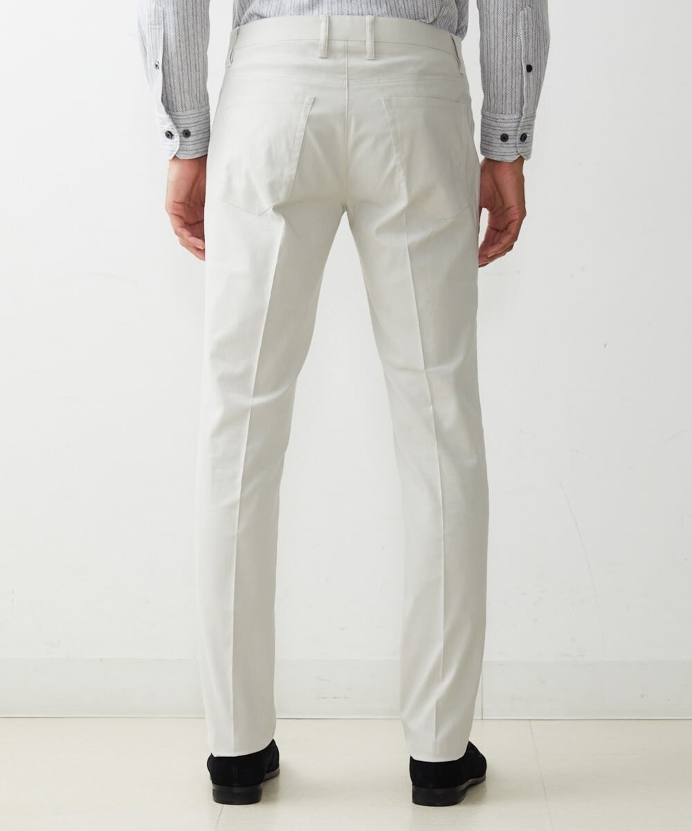 MNLGS36190 MICHEL KLEIN HOMME(ミッシェルクラン オム) クールストレッチスラックスパンツ アイボリー(80)