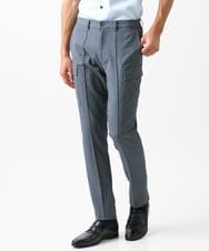 MNLGV54250 MICHEL KLEIN HOMME(ミッシェルクラン オム) メッシュスラックスカーゴパンツ グレー