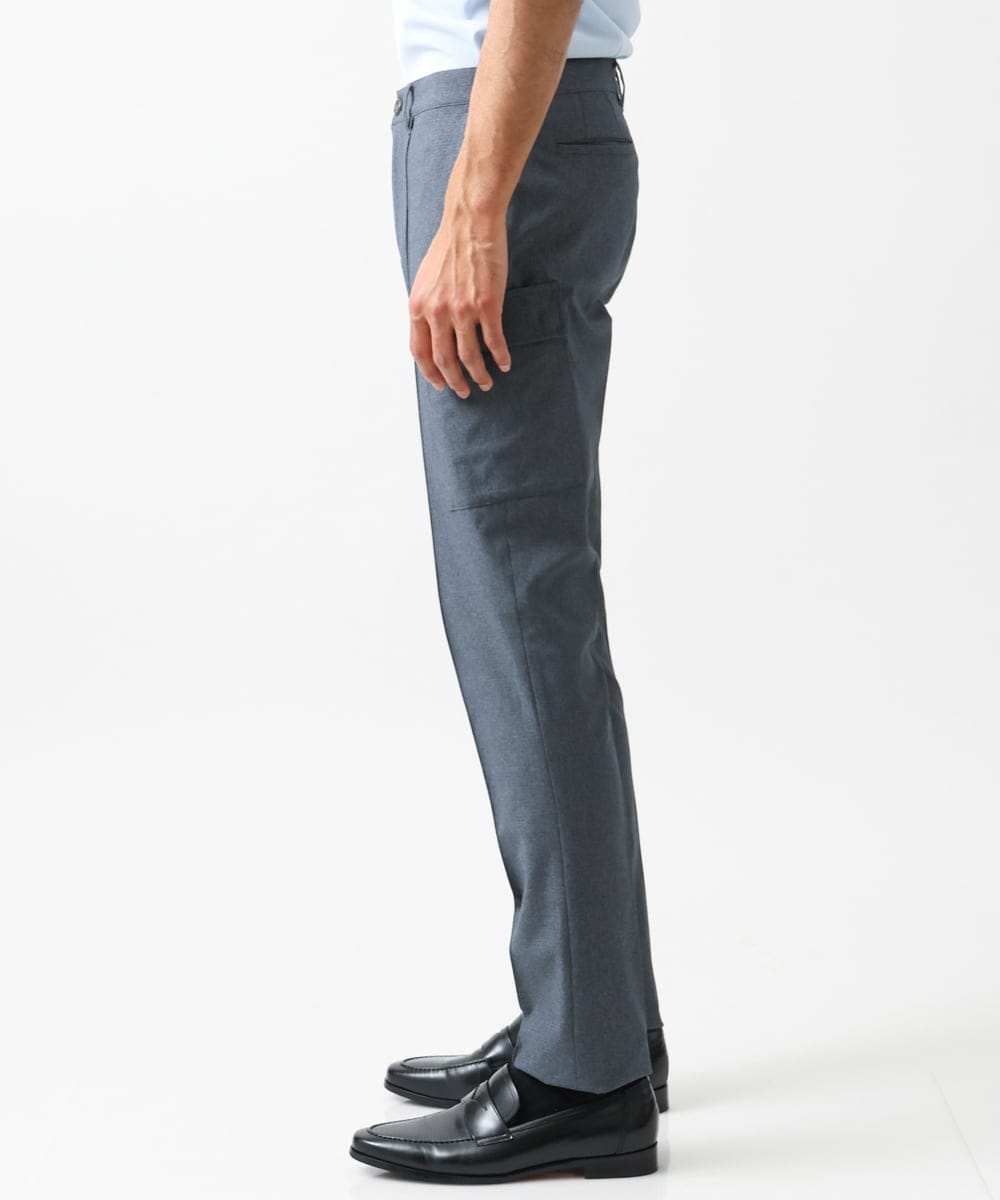 MNLGV54250 MICHEL KLEIN HOMME(ミッシェルクラン オム) メッシュスラックスカーゴパンツ グレー