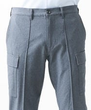MNLGV54250 MICHEL KLEIN HOMME(ミッシェルクラン オム) メッシュスラックスカーゴパンツ グレー