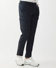 MNLGV54250 MICHEL KLEIN HOMME(ミッシェルクラン オム) メッシュスラックスカーゴパンツ ブラック