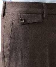 MNLGV64230 MICHEL KLEIN HOMME(ミッシェルクラン オム) メッシュスラックスパンツ セットアップ ブラウン