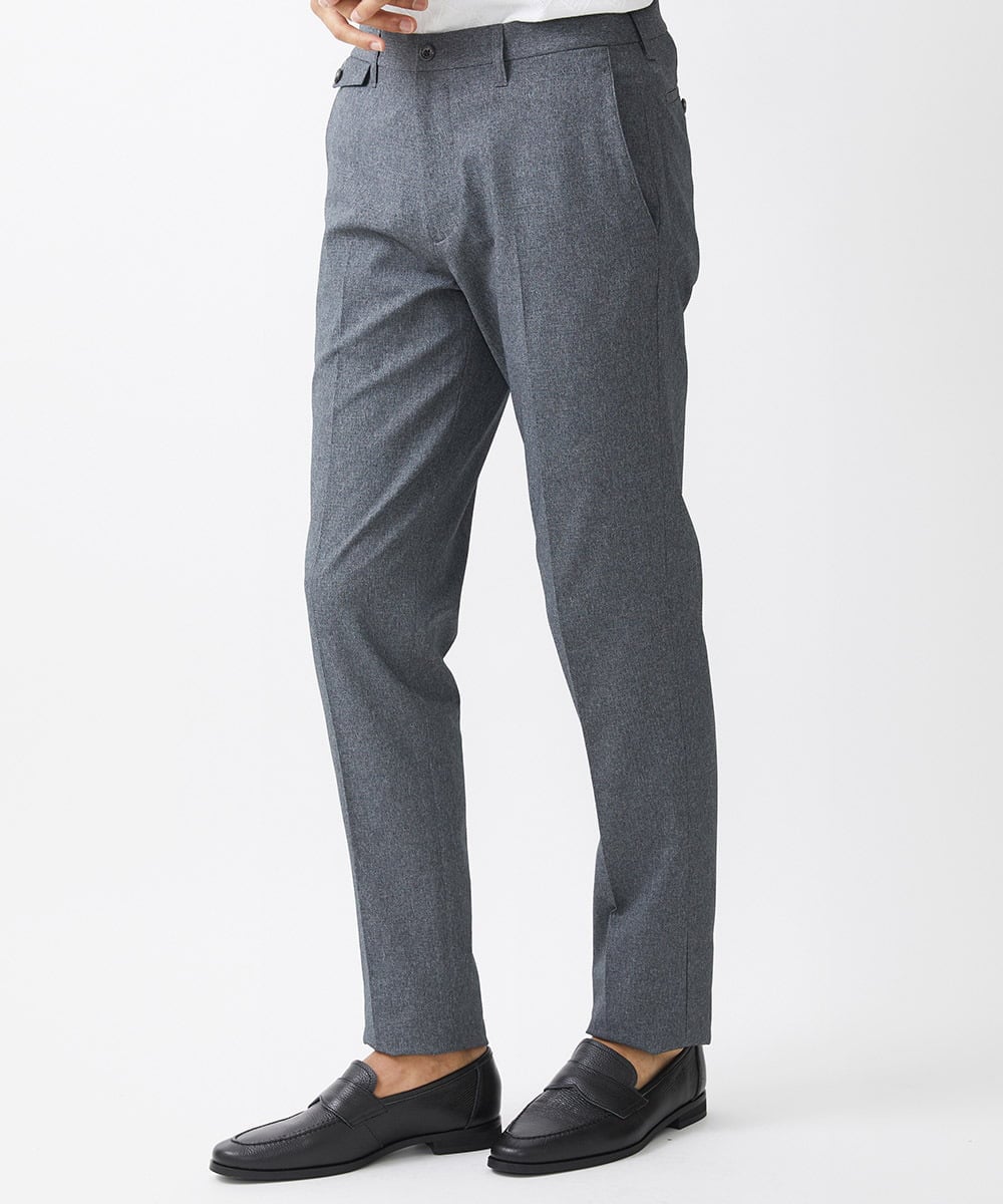MNLGV64230 MICHEL KLEIN HOMME(ミッシェルクラン オム) メッシュスラックスパンツ セットアップ グレー