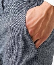MNLGX06210 MICHEL KLEIN HOMME(ミッシェルクラン オム) 総柄メッシュスラックスパンツ セットアップ ブルー