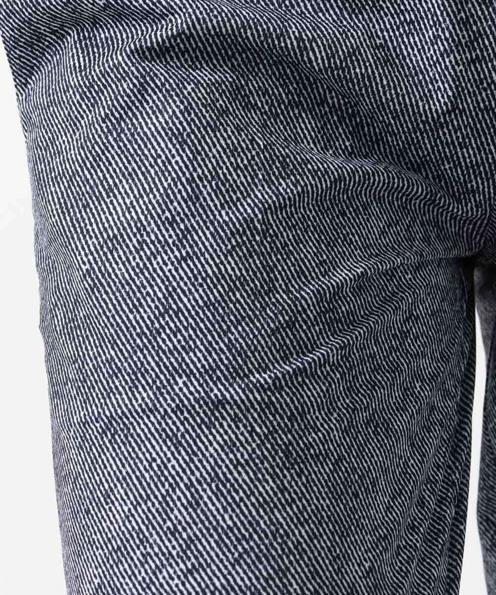 MNLGX06210 MICHEL KLEIN HOMME(ミッシェルクラン オム) 総柄メッシュスラックスパンツ セットアップ ブルー