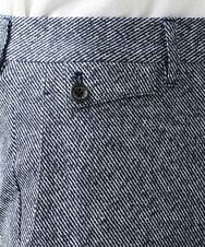 MNLGX06210 MICHEL KLEIN HOMME(ミッシェルクラン オム) 総柄メッシュスラックスパンツ セットアップ ブルー