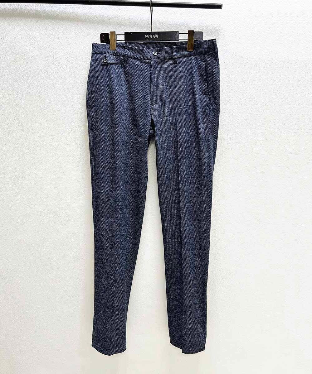 総柄メッシュスラックスパンツ セットアップ(フルレングスパンツ 