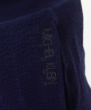 MNLGX59210 MICHEL KLEIN HOMME(ミッシェルクラン オム) ブランドロゴ刺繍入りニットパンツ セットアップ ネイビー(57)